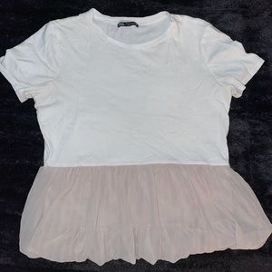 Zara babydoll shirt, excellent condition.